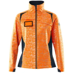 Damen Softshell Jacke &quot;ACCELERATE SAFE&quot; XXL, orange/schwarzblau