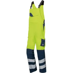 Multinorm Latzhose Kl. 2 &quot;2237-590&quot; Multi Protect Plus gelb/nachtblau 60