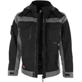 Winterjacke &quot;PRO&quot; L, schwarz/grau