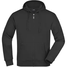 Kapuzen-Sweatjacke &quot;JN042&quot; schwarz, XL