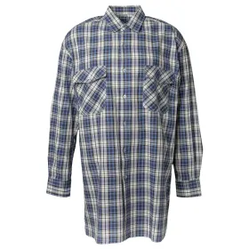 Flanellhemd &quot;2001&quot; langarm 43/44, Blau