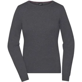 Damen Pullover &quot;JN1313&quot; L, anthracite-melange