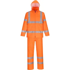 Warnschutz Regen-Set &quot;H448&quot; Essentials L, Orange