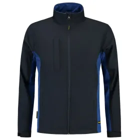 Softshelljacke Bicolor &quot;402002&quot; Workwear 8XL, navy/royal blue