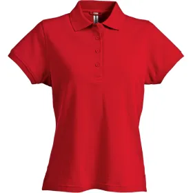 Damen Polo-Shirt &quot;1723 PIQ&quot; S, Rot