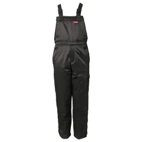 Winter-Piloten Latzhose &quot;GLETSCHER&quot; schwarz, XL
