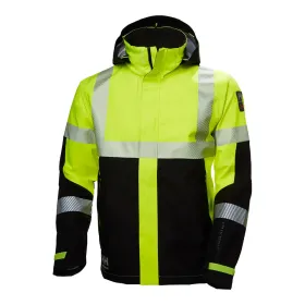 Warnschutz Regenjacke &quot;ICU&quot; gelb/schwarz, XL