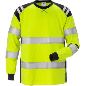 Multinorm Langarmshirt &quot;7077 TFLH&quot; Flamestat gelb L