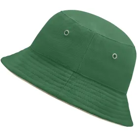 Kinder Fischerhut &quot;MB013&quot; Fisherman Piping Hat dark-green/beige