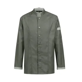 Herren Kochjacke &quot;55721&quot; L, grün