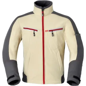 Softshelljacke &quot;40145&quot; Attitude XS, sand/dunkelgrau