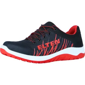 Damen Berufshalbschuhe O1 &quot;LANA BLACK-RED LOW&quot; ESD  40
