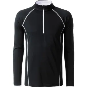Funktionsshirt Langarm &quot;JN498&quot; XL, black/white