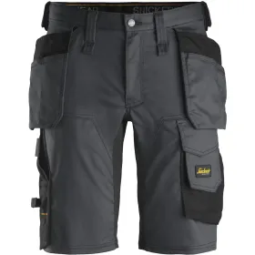 Handwerker Shorts &quot;6141&quot; AllroundWork stahlgrau/schwarz, 50