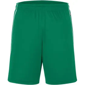 Basic Team Shorts &quot;JN387&quot; green/white, XL