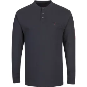 Multinorm Henleyshirt FR32 FR Anti-Static 3XL, marine