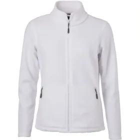 Damen Fleecejacke &quot;JN781&quot; white, XL