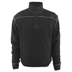 Strickpullover &quot;NAXOS&quot; Frontline schwarz, XXL