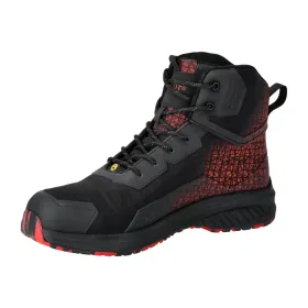 Sicherheitshochschuh S3S &quot;ACCELERATE&quot; Schwarz/Verkehrsrot 36