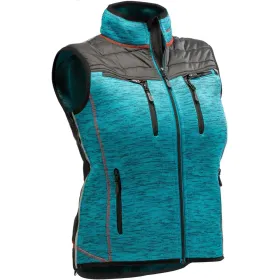 Damen Strickweste &quot;INUIT TEDDY&quot; XL, blue-melange