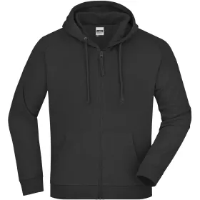 Kapuzen-Sweatjacke &quot;JN059&quot; schwarz, L