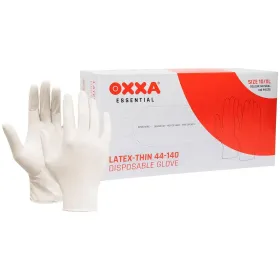 Latex Einweghands. Latex-Thin 44-140 100 Stk natur 7 (S)
