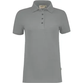 Damen Polo-Shirt Bio-BW &quot;301&quot; grau-meliert, S