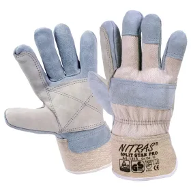 Rindspaltleder-Handschuhe SPLIT STAR PRO 10 (XL)