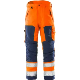 Warnschutz Winterhose &quot;2034 PP&quot; orange/marine, L