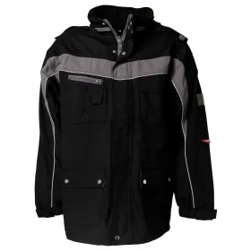 Allwetterjacke &quot;PLALINE&quot; XL, schwarz/zink