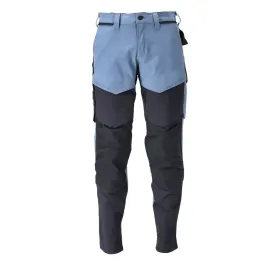 Stretch Bundhose &quot;22379-311&quot; Customized 82C52 (EU 52), steinblau/schwarzblau