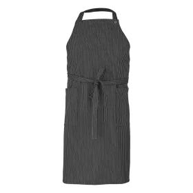Latzschürze &quot;GALANGA&quot; schwarz/weiß