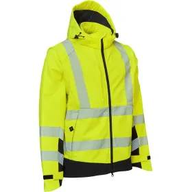 Warnschutz Softshelljacke 2-in-1 &quot;117300R&quot; Visible Xtreme XL, gelb/schwarz