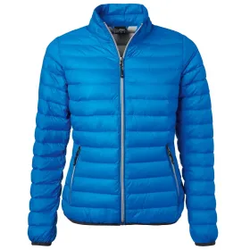 Damen Daunenjacke &quot;JN1139&quot; XL, cobalt/silver