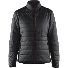 Damen Steppjacke &quot;4715&quot; 3XL, schwarz/rot