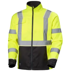 Warnschutz Bundjacke &quot;UC-ME&quot; Nachtleuchtend gelb/schwarz, XL