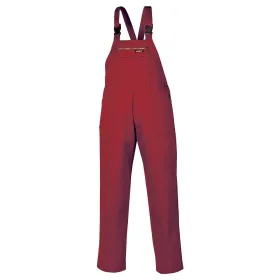 Latzhose 290g/m² &quot;BASIC&quot; Baumwolle 52, Rot