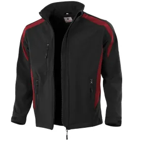 Softshelljacke &quot;1020&quot; schwarz/rot, XL