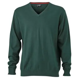 V-Neck Pullover &quot;JN659&quot; XL, forest-green