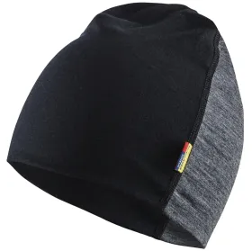 Merino Beanie &quot;2035&quot; grau/schwarz 