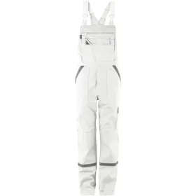 Latzhose &quot;ELASTIC PERFEKT&quot; weiß/grau, 42