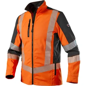 Warnschutz Stretch Bundjacke &quot;2042-844&quot; warnorange/anthrazit, 44/46 - lang