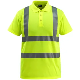 Warnschutz Polo-Shirt &quot;BOWEN&quot; Safe Light XXL, flourgelb