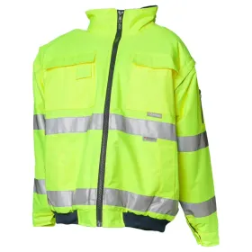Warnschutz Pilotenjacke 2in1 &quot;UNI&quot; uni gelb, L