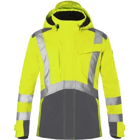 Warnschutz Winterjacke &quot;REFLECTIQ&quot; XL, gelb/anthrazit
