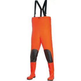 PVC-Wathose S5 &quot;PREMIUM&quot; Orange 46