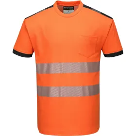 Warnschutz T-Shirt &quot;T181&quot; PW3 XL, orange/schwarz