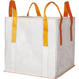 Big-Bags PP-Gewebe offen 90x90x90cm „CROSS-Schlaufen“ 1500kg 