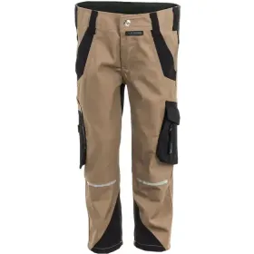 Kinder Stretch-Bundhose &quot;Norit&quot; 158/164, sand/schwarz