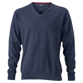 V-Neck Pullover &quot;JN659&quot; navy, XL